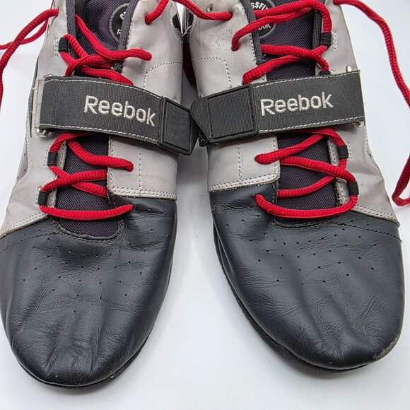 Reebok Crossfit Mens Size 15 Gray Black Weightlifting Shoes Training Gym Cross main image 11